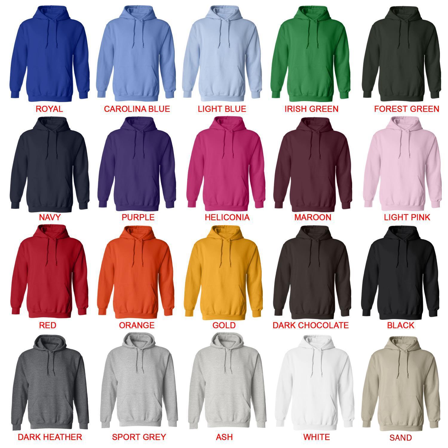 hoodie color chart - Army Gifts UK