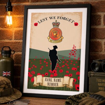 Army Catering Corps Veteran Wall Art