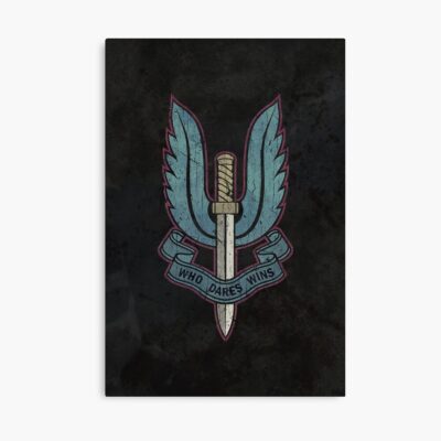 British Sas Military Regiment Emblem Poster