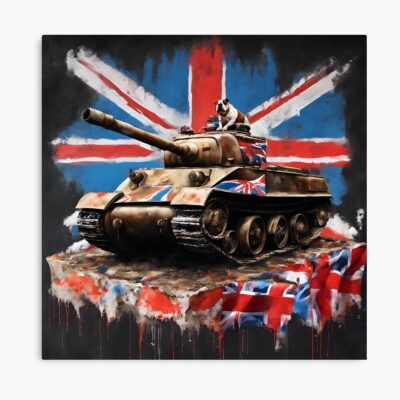 British Bulldog World War 2 Army Tank Poster
