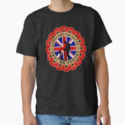 Lest We Forget Remembrance Poppy T-shirt