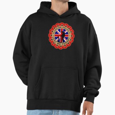 Lest We Forget Remembrance Poppy Hoodie