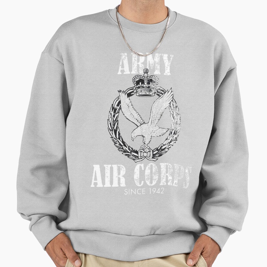 ssrcooversized_sweatshirtmens_01heather_greyfrontsquare_productx1000 - Army Gifts UK