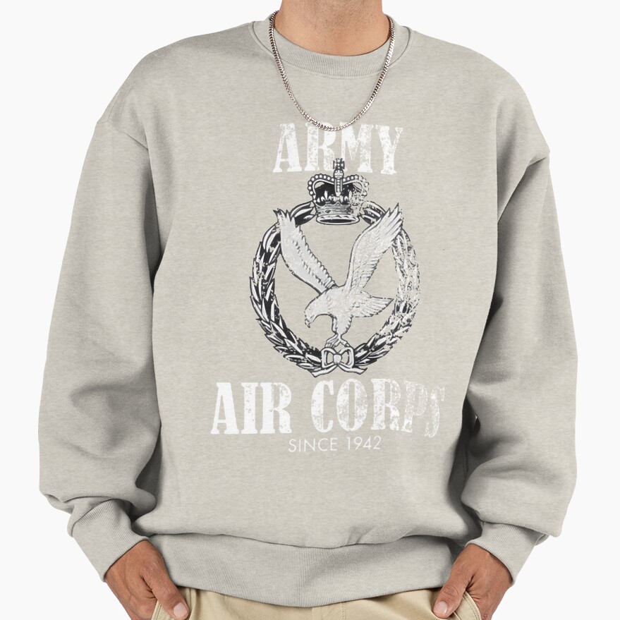 ssrcooversized_sweatshirtmens_01oatmeal_heatherfrontsquare_productx1000 - Army Gifts UK