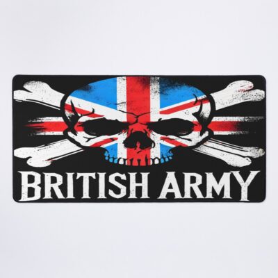 British Army Skull And Cross Bones Mouse Pad