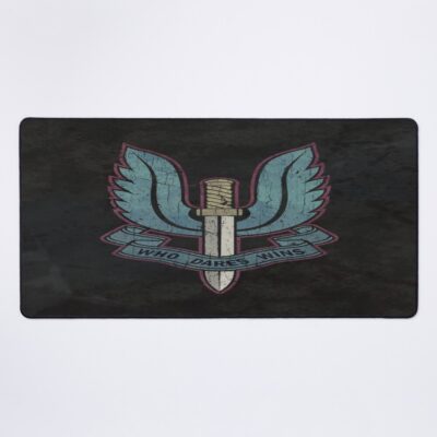 British Sas Military Regiment Emblem Mouse Pad
