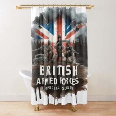 British Military Armed Forces Service Shower Curtain