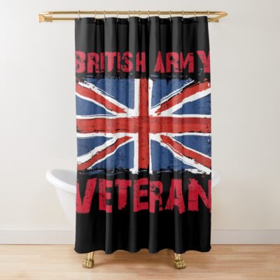 British Army Military Veteran Service Shower Curtain