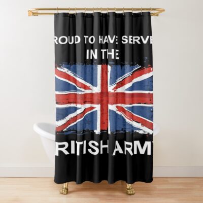 British Army Military Armed Forces Shower Curtain