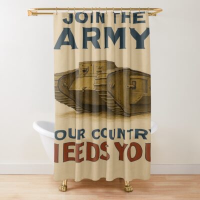 British Army Join Recruitment Shower Curtain