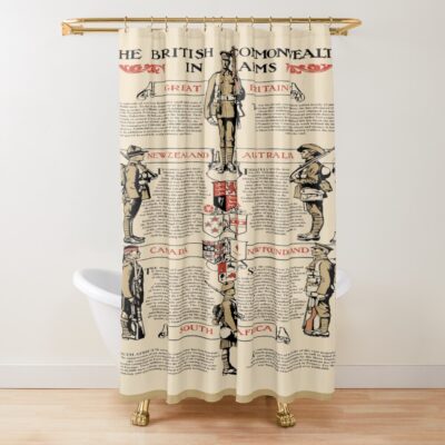 The British Commonwealth In Arms Shower Curtain