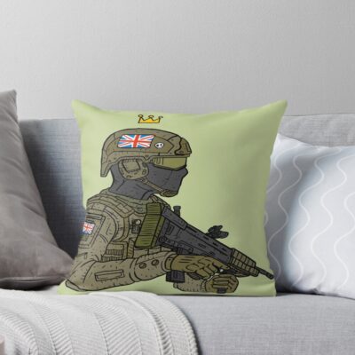 British Armed Forces Military Of Britain Throw Pillow