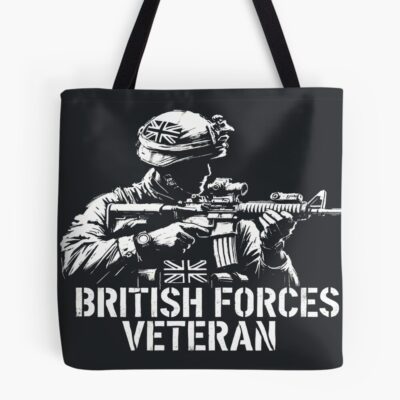 British Armed Forces Military Veteran Tote Bag